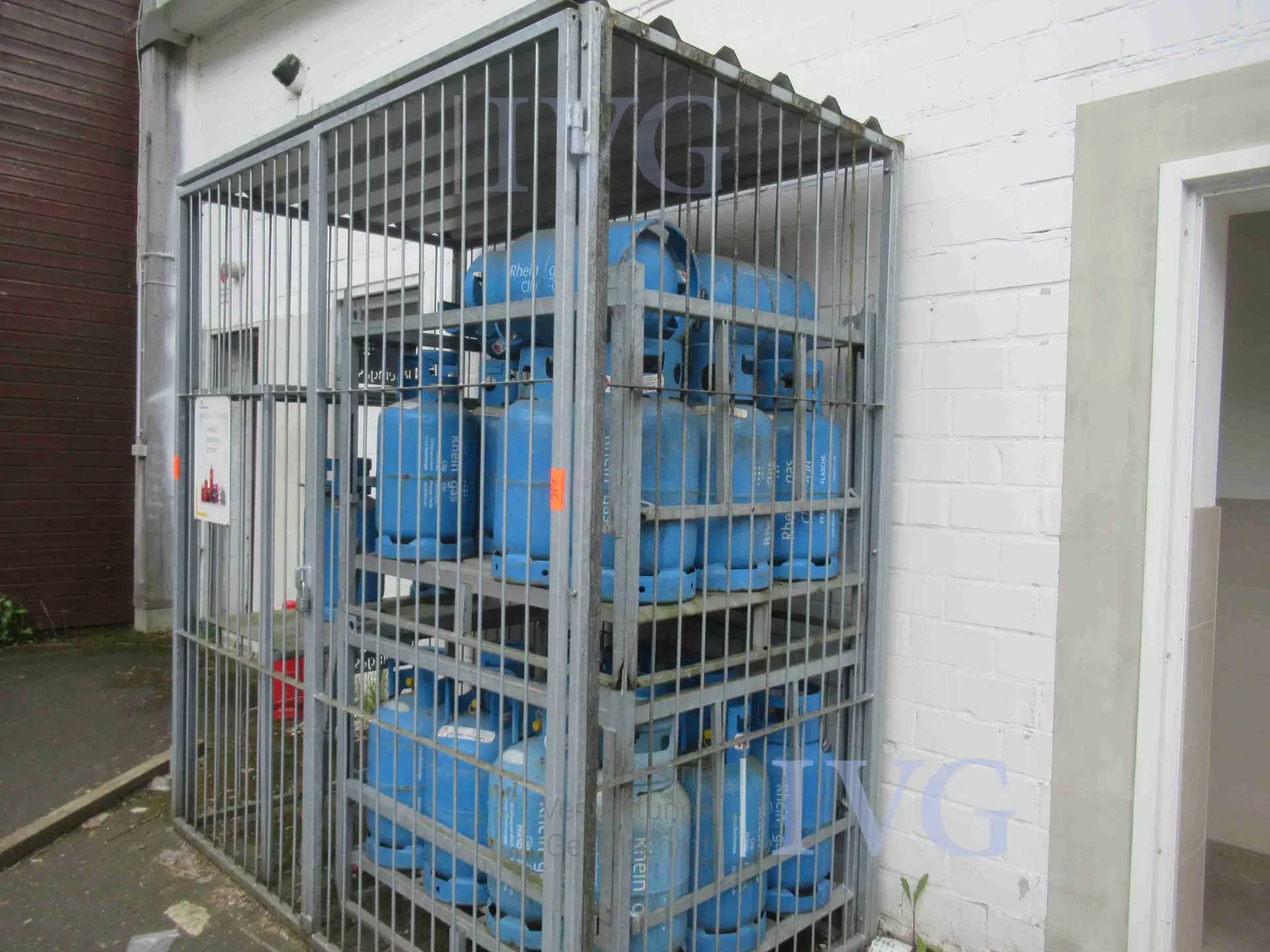 Gasflaschenlager